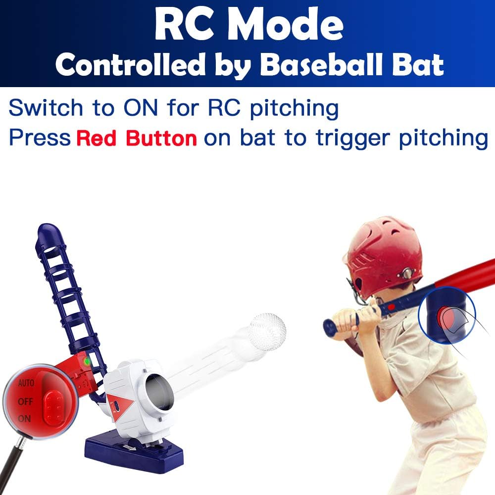 little tikes auto pitch batting trainer