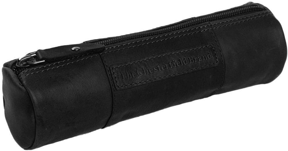 Chesterfield Leather Pen Case Black Lea