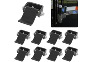 HEDDAY Steel Dump Trailer Hinges for Door Gate Body Hinge-4 Packs Strap Style Short Leaf-Heavy Duty Weld On Greaseable Dump Trailer Door Gate Hinges