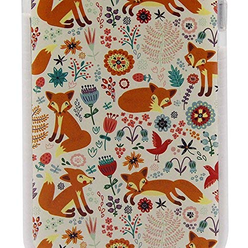 Cute Protective Kid Case for iPhone 6s 6 7 8 (White, with Glass Screen Protector) by LFX Tech