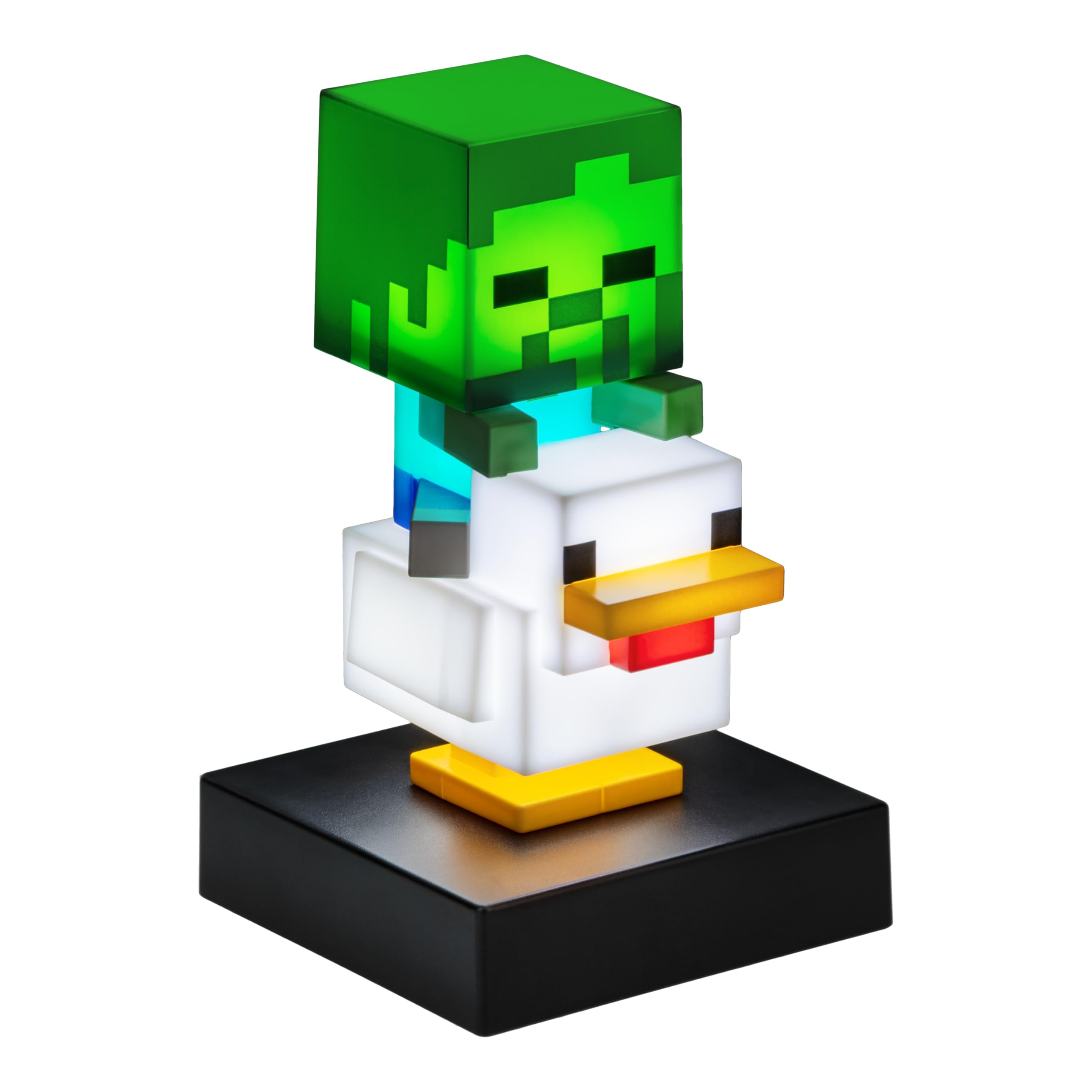 Paladone Chicken Jockey Icon Light, Officially Licensed Minecraft Product