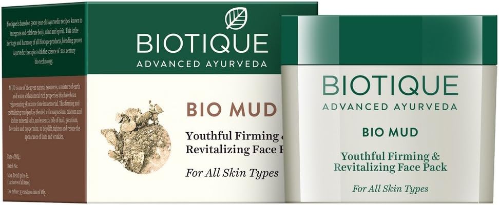 Bio Mud Ageless Firming and Revitalizing Face Pack For All Skin Types, 75 g (Pack of 1)
