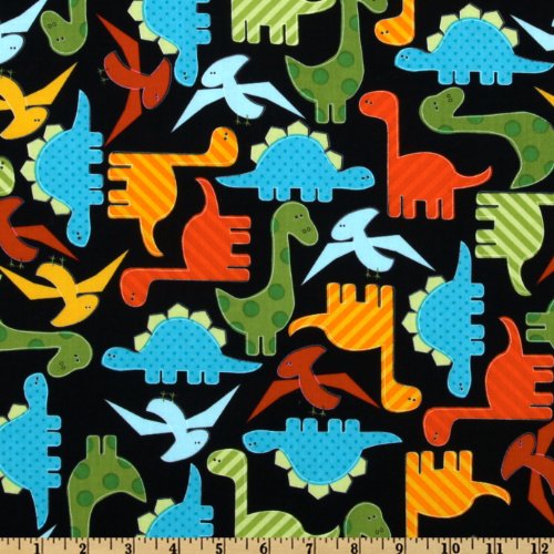 Dinosaur Fabric by the Yard Kritters in the Mailbox Dinosaur Fabrics