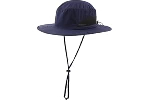 LLmoway Kids Sun Protection Hat Quick Dry Adjustable Wide Brim Mesh Bucket Hat