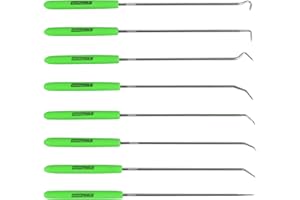 OEMTOOLS 26526 Hook and Pick Set- 8 Piece, Pick Set Mechanic, Hook Tool, Pick Tool, Mechanics Pick Set, Automotive Pick and Hook Set, Pick Tool Set