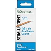The Natural Dentist Stim-U-Dent Plaque Removers, Thin, Mint Flavor -160 ct.