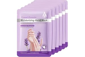 Chicwe 6 Pairs of Hand Masks Moisturizing Glove, Hydrating Hand Masks for Dry Cracked Hands, Collagen Gloves for Smooth Touch