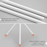 Youyijia Coat Stand 12 Hooks 3 Tier Freestanding Metal Hanger White view 8