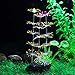 Uniclife Strip Coral Plant Ornament Glowing Effect Silicone Artificial Decoration for Fish Tank, Aquarium Landscape - Orange