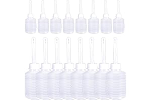 Douche Bottle 16Pcs Douche Bottles for Women, 50ml/180ml Safe Disposable Vaginal Anal Applicator Eco-Friendly Flexible Butt C