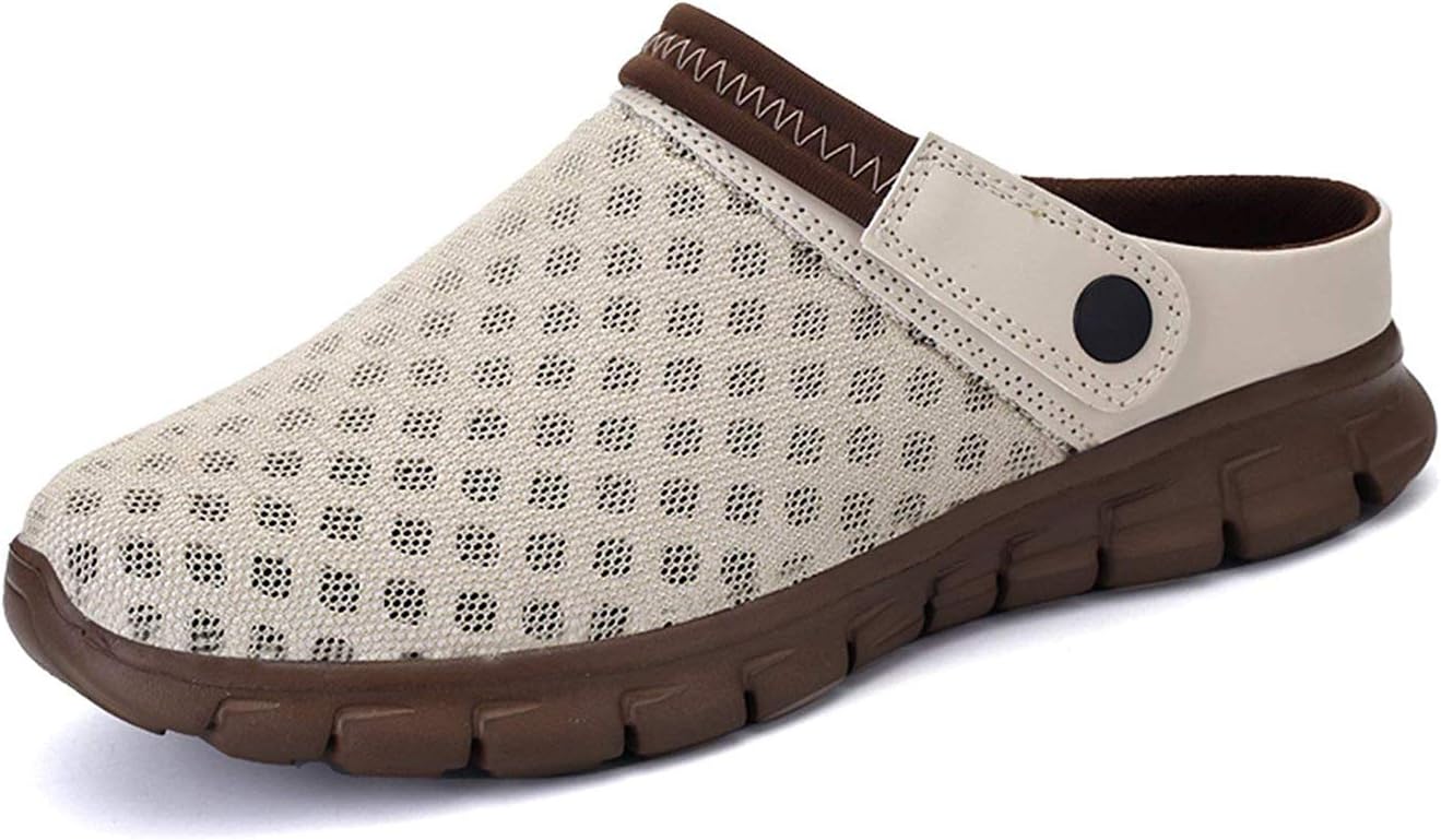 Mens Womens Breathable Mesh Slippers Beach Sandals Garden Clogs Hollow Out Outdoor Sports Casual Summer Shoes Flip Flops