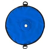 Bird B Gone Fill-It-Yourself Base for Bird Spider 360 &amp; Repeller 360 | Fill-It-Yourself Design, 6LB Capacity, Weatherproof Blue Canvas, Ideal for Boats and Docks, includes Installation Hardware