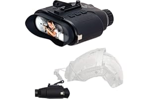 Nightfox Cape Night Vision Goggles for Helmet | 1x Magnification | Infrared 940nm | Records Video | Airsoft Tactical Gear