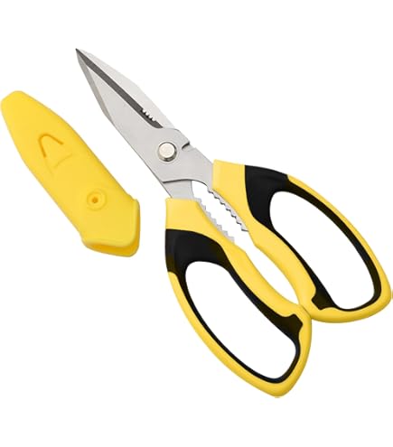 HARFINGTON Industrial Scissors 8 Inch Ulti-Purpose Shears Stainless