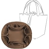 Gastinsave Purse Organizer Insert Fit for Picotin 18/22, Luxury Silky Purse Organizer Bag Insert for Picotin Bags(Coffee, PC18)