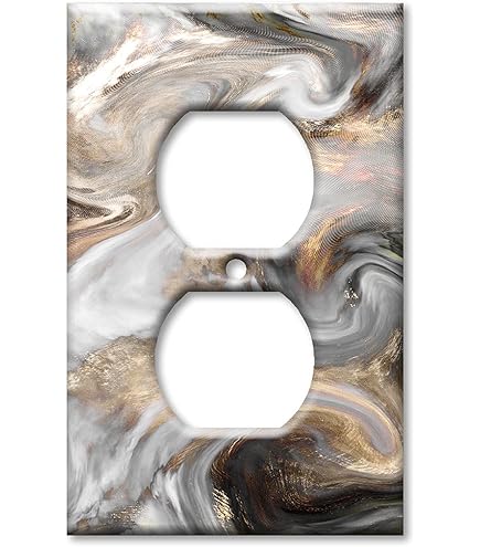 Metal Light Switch Cover Light Switch Plate, Outlet Cover, Wall Plate, Metal Pla