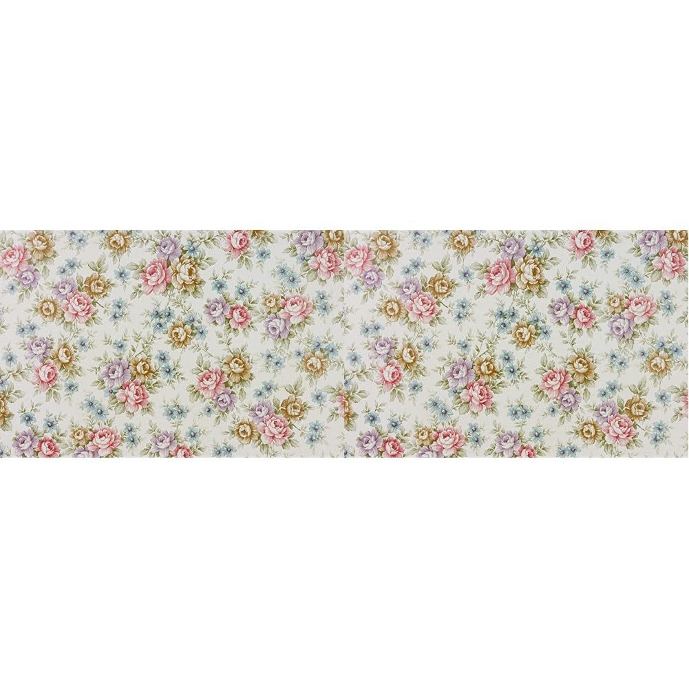 Fablon FAB10224 45 cm x 2 m Romance Floral Roll - Multi-colour (Pack of 2)