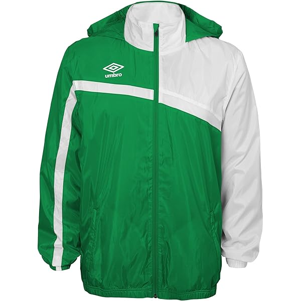 Umbro Men's Full Zip Retro Wind Jacket, Teal/Navy XS at Amazon