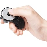 SANWA 2 in 1 Ring Mouse, 2-Device Switch, Wireless Presentation Clicker | Portable Mini Wearable Mouse, 800 DPI, Rechargeable Handheld Remote Mice, Compatible for PC, Laptop, Mac, Tablet, e-Book