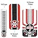 Ninja Warrior Birthday Party Supplies Pack Bundle Includes Dinner Plates, Large Napkins, Cups, Table Covers and 12 Balloons - Serves 16 People