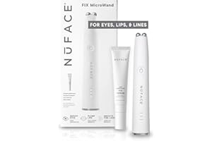 NuFACE FIX MicroWand - Microcurrent Device + Serum Activator for On-The-Go Treatment of Forehead Lines, Crow's Feet, Under Ey