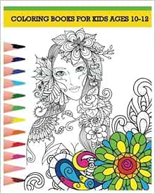 Coloring Books For Kids Ages 10-12: Princess Coloring Book (Stress