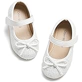 Otter MOMO Toddler/Little Girls Mary Jane Ballerina Flats Shoes Slip-on School Party Dress Shoes