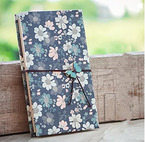 TTKBHHQ Flower Hardcover Photo Album Black Paper Folding Photo Album,Scrapbook DIY Photo Album,Perfect as Wedding Guest Book,Anniversary Gift,A Birthday Present,Holiday Gift