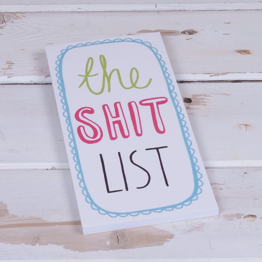The Shit List Fridge Magnet Pad - Shopping Lists