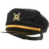 Broner Adjustable Captain Yacht Hats One Size Snap Back