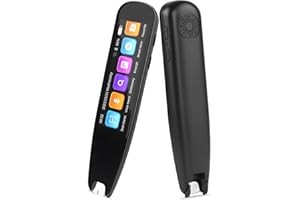 LIFMOCER Scan Reader Pen for Voice Translator Device,Offline Online Scan Reading Pen,Portable Two-Way Instant Translator Pen for Students Adults,131 Language Translation Device for Dyslexia