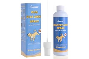 LARICEO 8 oz Training Spray to Keep Dogs Away - Effective Solution for Peeing Problems - Not Here Dog Spray - Safe Deterrent for Unwanted Behavior.