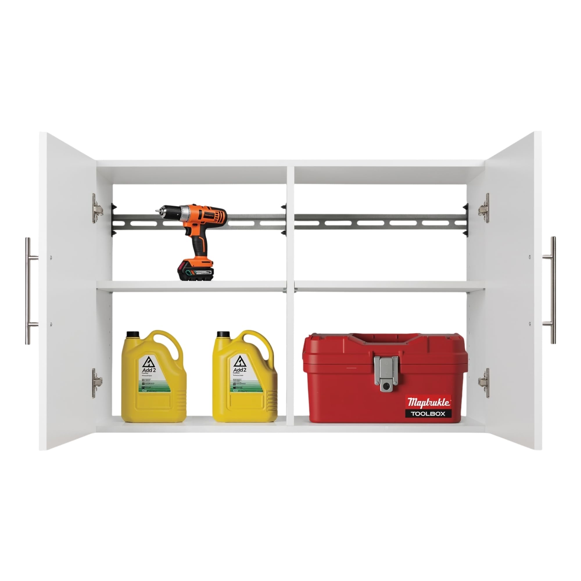 Photo 1 of Prepac HangUps Upper Storage Cabinet - Elegant and Spacious Wall Cabinets to Maximize Your Storage, 36" Size, Classic White Finish