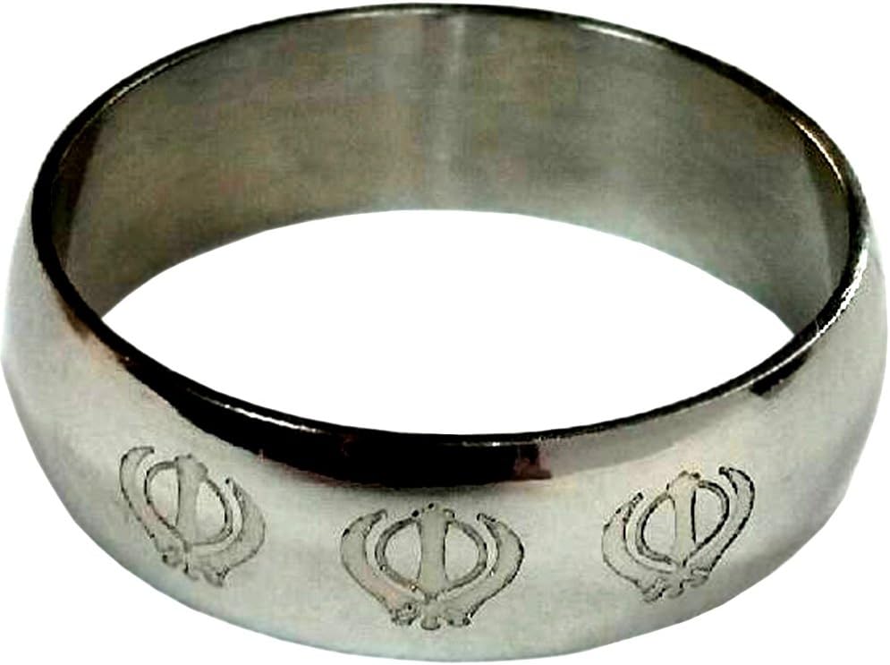 DTF Sikh Khanda Steel Finger Rings
