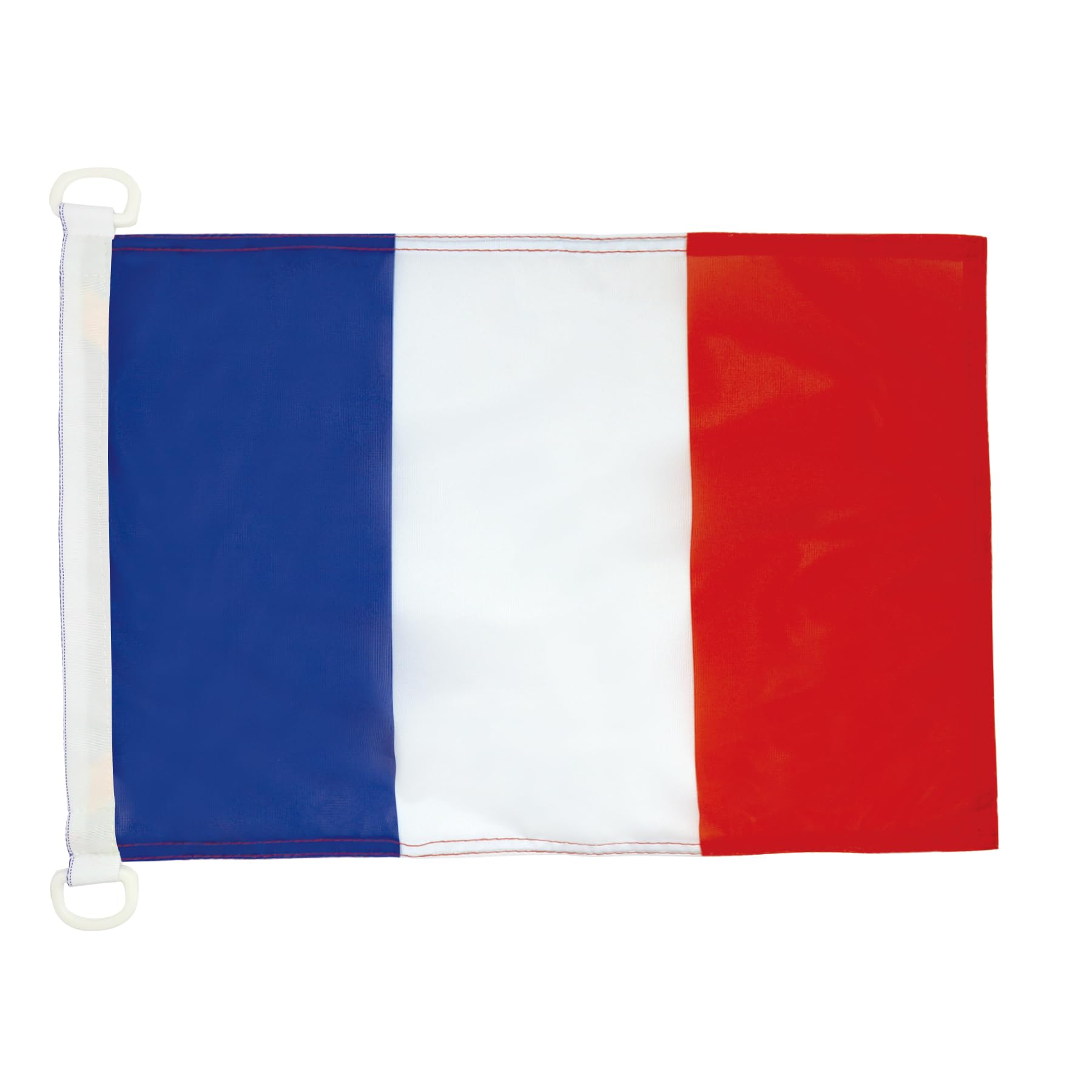 AZ FLAG - France Nautical Flag - 18'' x 12'' - For Outdoor and Boat - French Banner Knitted Polyester with Two Plastic Rings - Vivid Colors - 12x18 in - 45x30 Cm — image 1