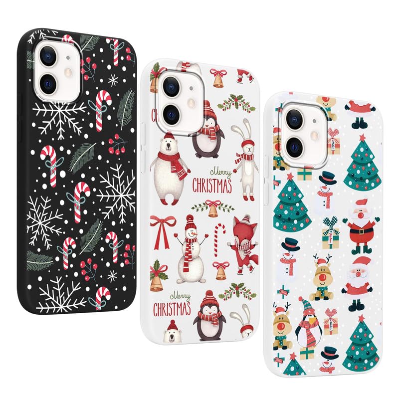 Yoedge 3 Pezzi Natale Cover per iPhone 12/iPhone 12 Pro... en promo sur Amazon