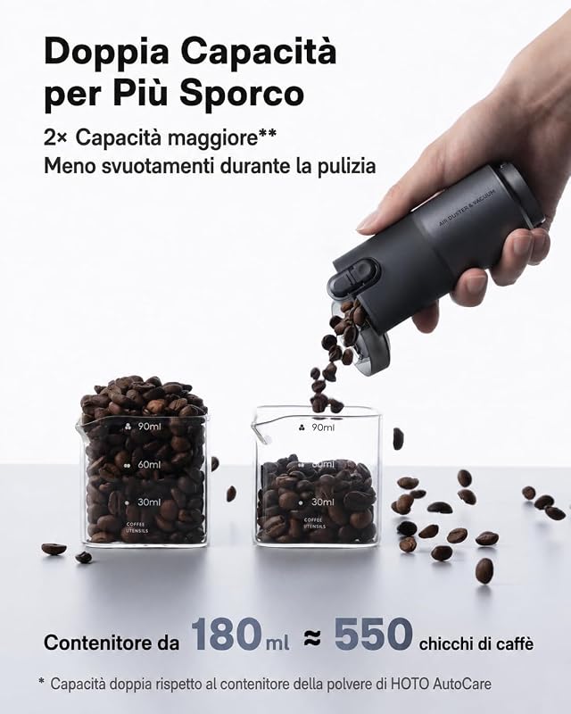 Aspirapolvere Auto, 20kPa Mini Aspirabriciole Senza Fili con Custodia