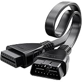 XTOOL OBD2 Extension Cable, 1.64ft OBD II 16 Pin Male to Female Cable | Low Profile Diagnostic Extender Cord for Code Readers &amp; Scan Tools XTOOL A30/A30D/A30M/D7/D8/D8BT/D9/D9Pro/IP616/IP819/IP508
