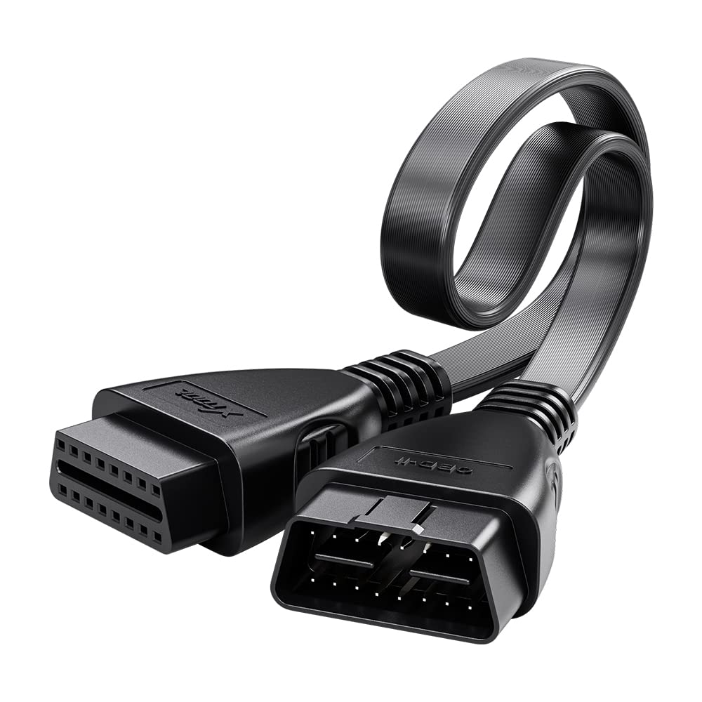 Photo 1 of XTOOL OBDII Extension Cable, 1.64ft 16 Pin Male to Female Cable, Universal Extension Cord A30/A30D/A30M, D7, D8, D8BT, D9, D9 Pro, IP616, IP819, IP508, IP508S, IP608 Diagnostic Scanner