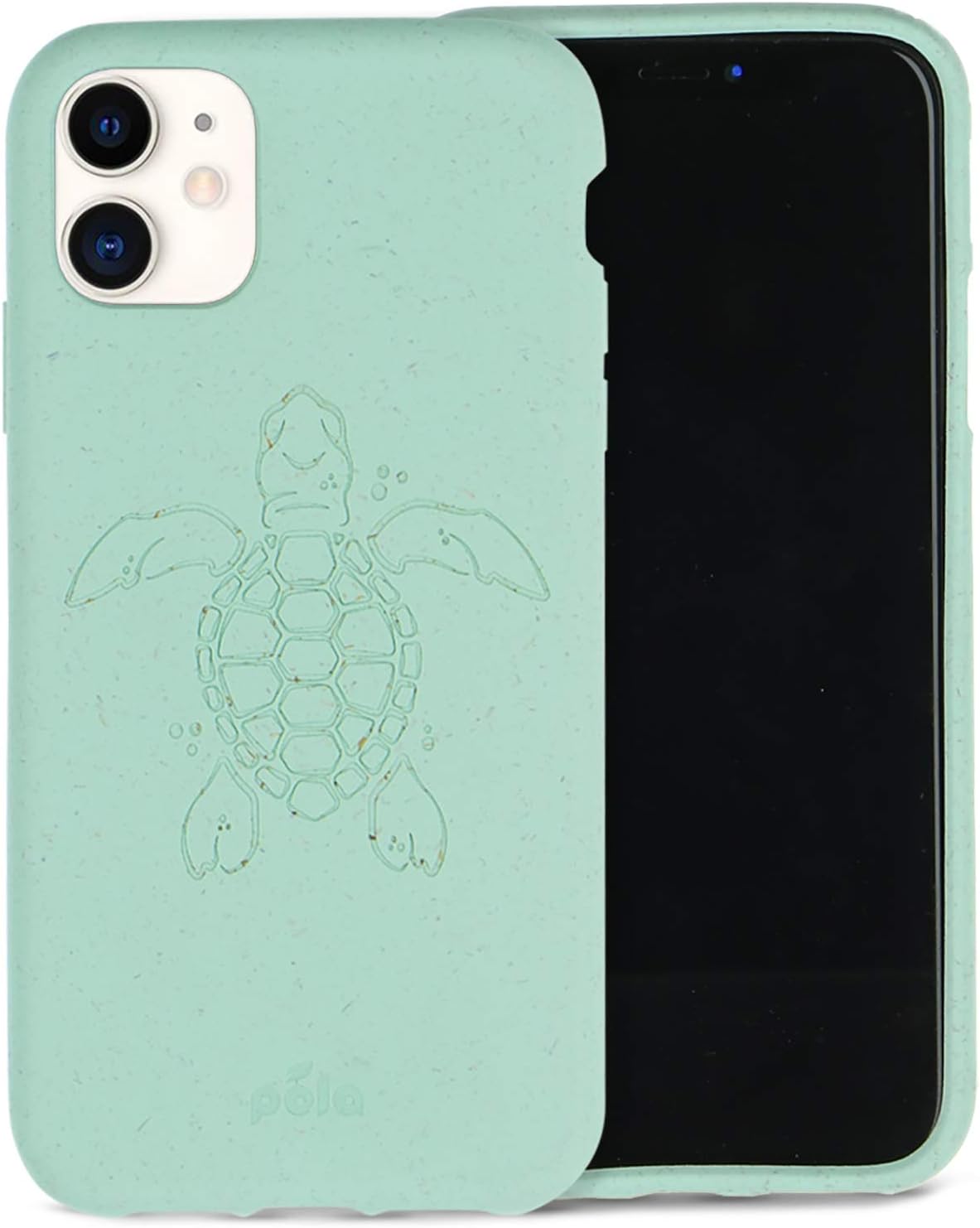 Pela: iPhone Case for iPhone11: Eco-Friendly - 100% Biodegradable (11 Ocean Turtle)