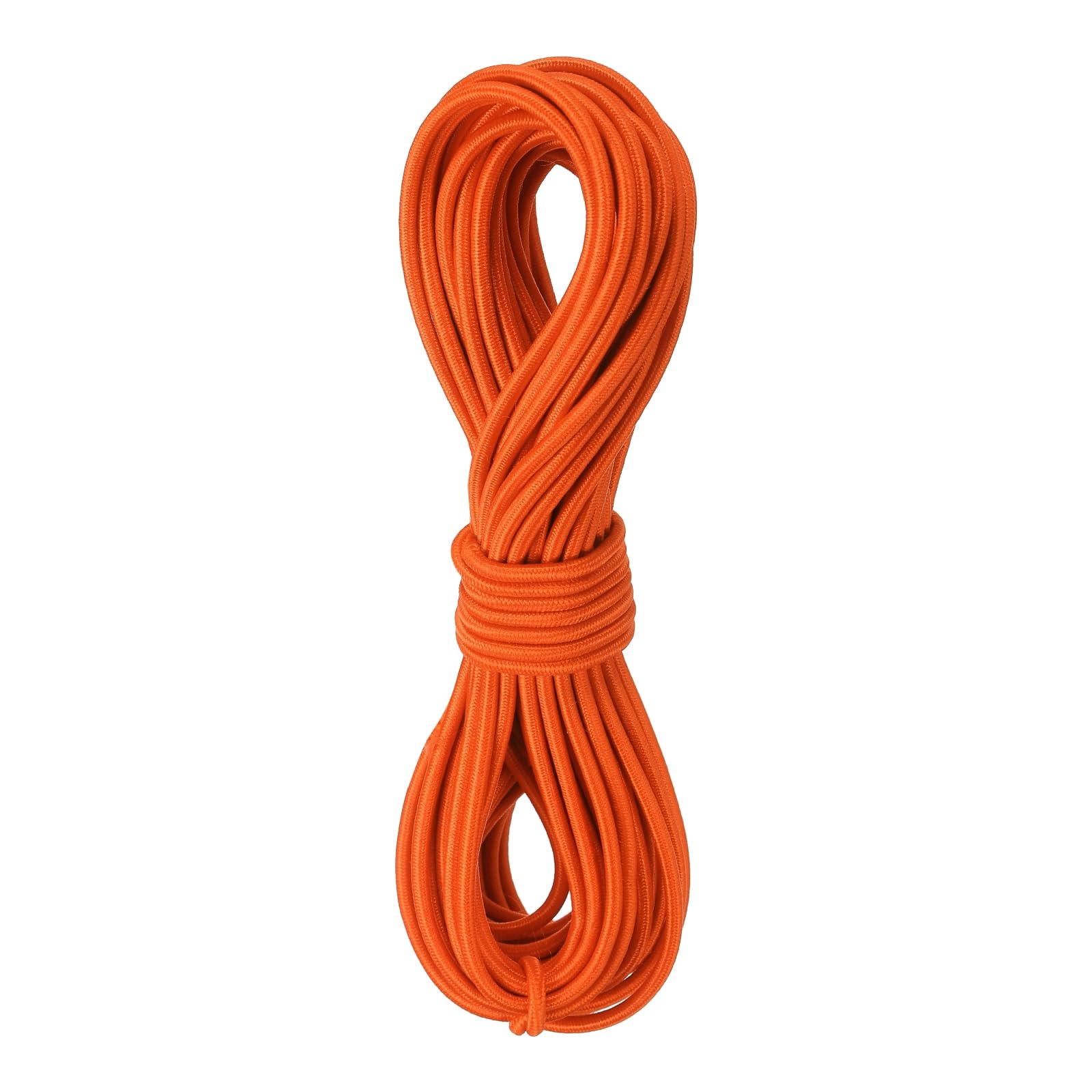 Rebower Elastic Cord Stretch String Heavy Rope 2.8mm 11 Yards Long Rubber Rope [for Sewing, Camping, DIY Craft, Bead Necklaces Making, Outdoor] - Orange