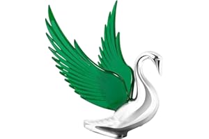 GG Grand General 48098 Green 8.5 X 7.5 inches Chrome Bugler Hood Ornament with Windriders