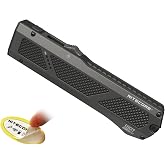 Nitecore EDC17 1500 Lumens EDC Flashlight &ndash; 3-in-1 with White Light, UV Black Light and Green Module, Slim Flat Stainless Steel, USB-C Rechargeable, Waterproof for Outdoor or Work