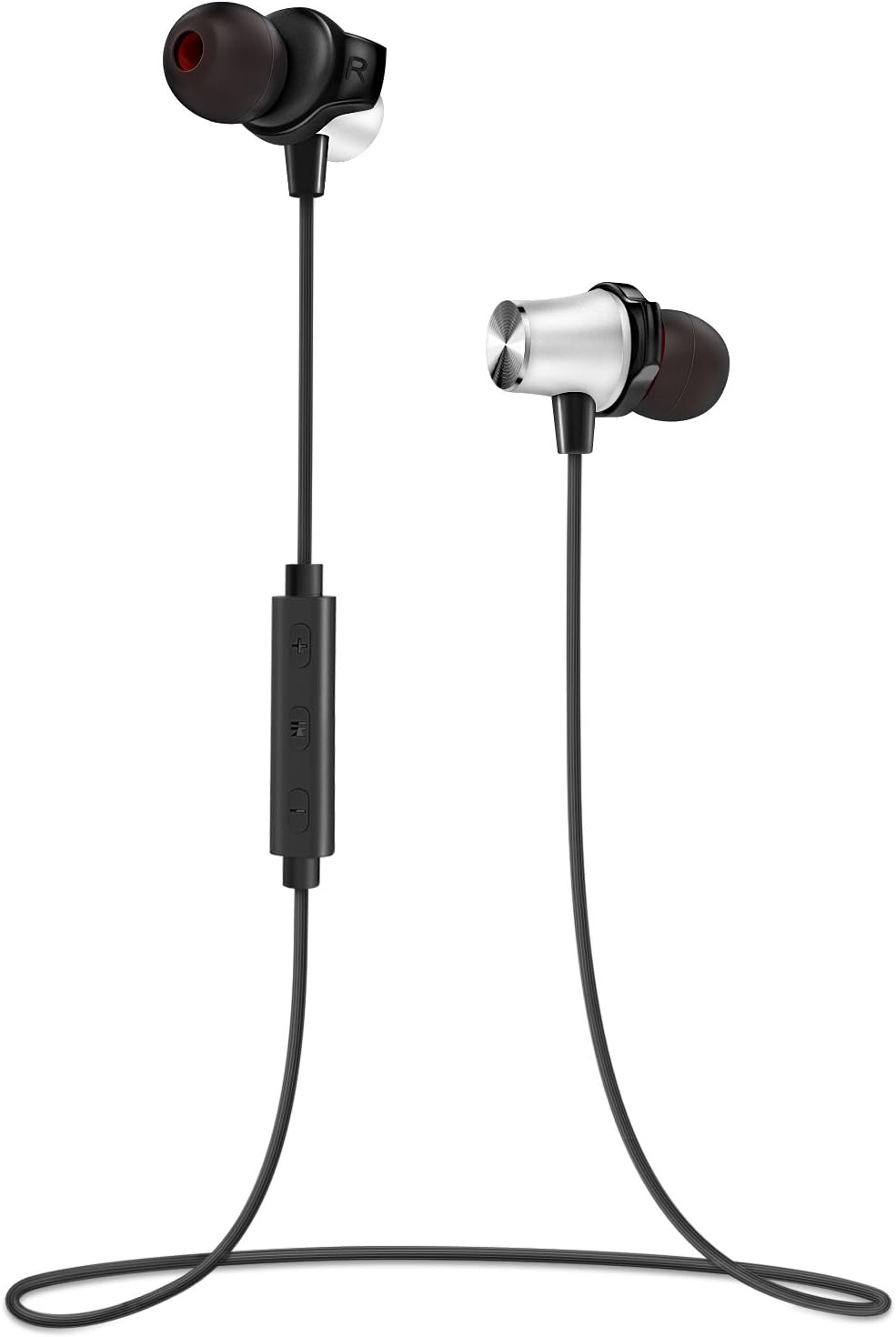 Bluetooth Headphones, Dreamix Wireless Sports Magnetic Earphone (Silver)