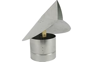 FAMCO Wind Directional Chimney Cap (Galvanized Steel, 6 Inch)