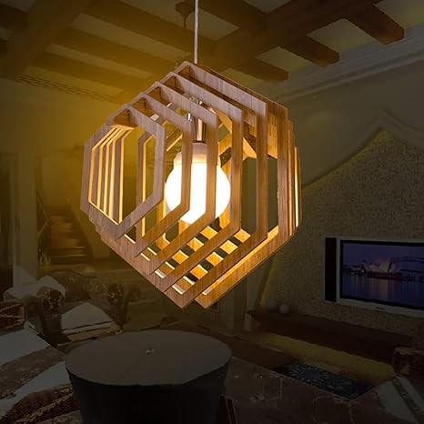 Pendant Light Al 62186 Wooden Lamp Chimney Chinese Creative
