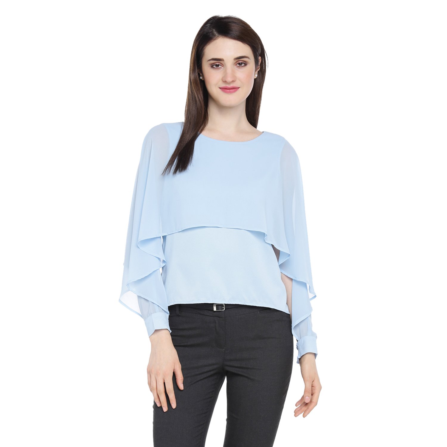 annabelle by pantaloons women's plain regular fit top