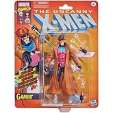 Marvel Legends Retro Vintage Collection 6" Figure Spider-Man &amp; X-Men (X Men Gambit)