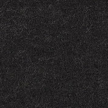 Fabulous Fabrics Filz 90cm / 3mm stark, 40 schwarz — Meterware ab 0,5m — zum Nähen von Accessoires, Taschen und Karnevalsarti