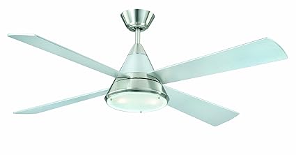 Low Energy Ceiling Fan Cosmos Satin Nickel 52 With Light And